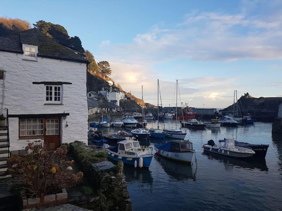 Bijou Coastal Apartment In Polperro With Hot Tub Onsite Parking Downhill Walk To Village Buitenkant foto
