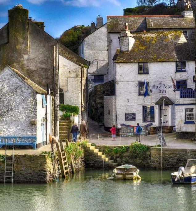 Bijou Coastal Apartment In Polperro With Hot Tub Onsite Parking Downhill Walk To Village Buitenkant foto