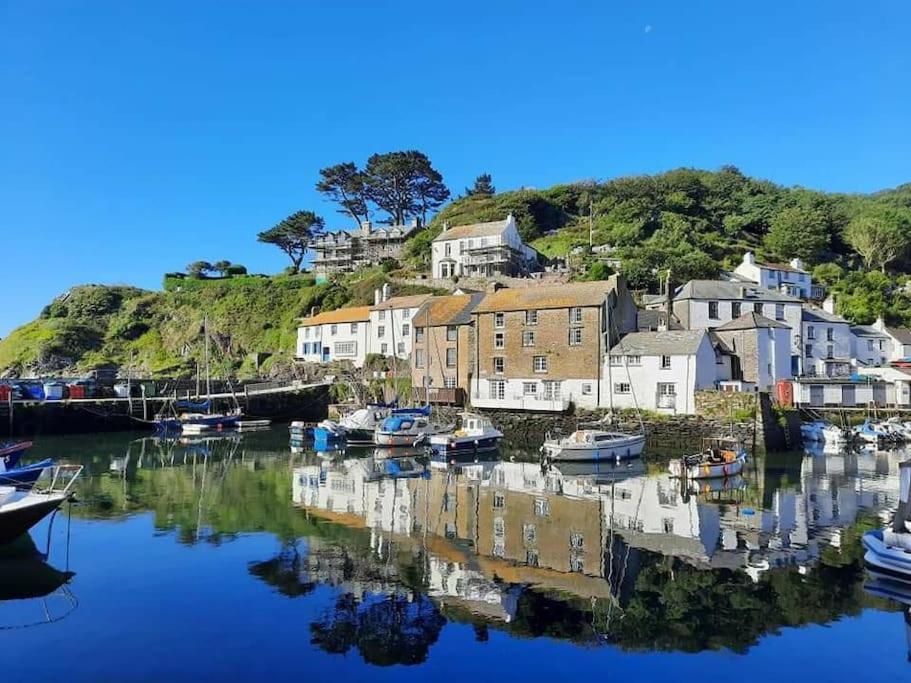 Bijou Coastal Apartment In Polperro With Hot Tub Onsite Parking Downhill Walk To Village Buitenkant foto